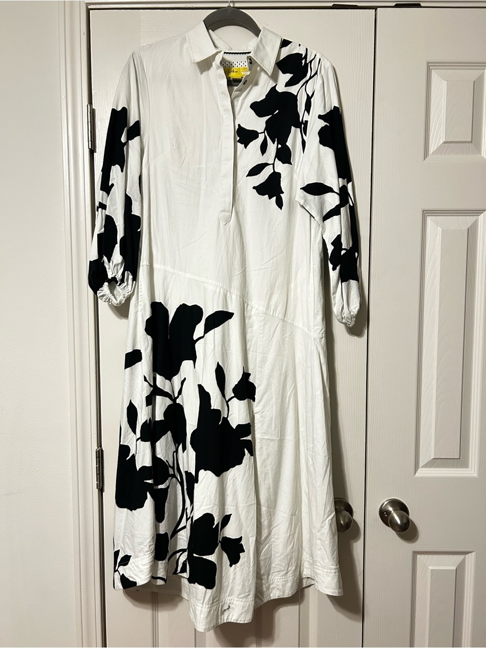 Jo Faulkner for Maeve White and Black Dress Small